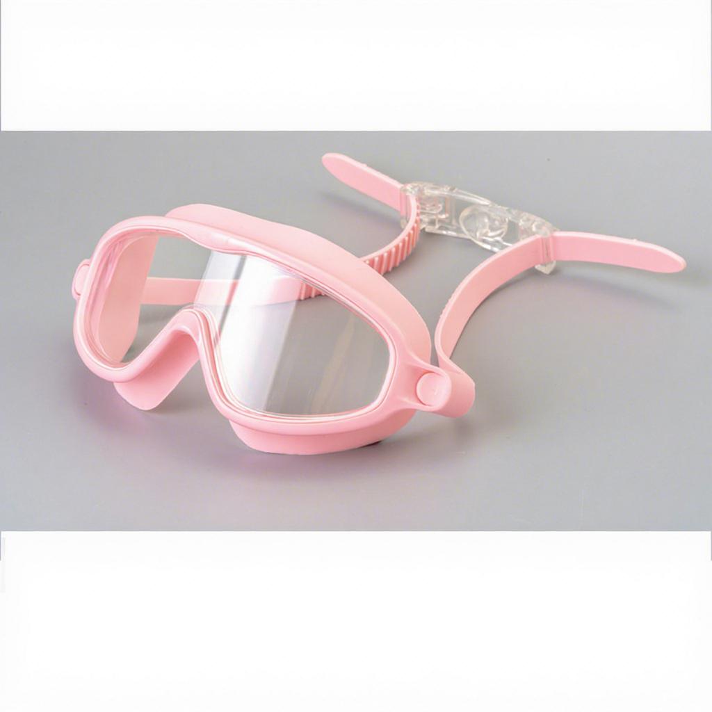 Kids Competition Swimming Goggles Big Frame Fashionable Anti-Fog Lightweight Comfortable Silicone Waterproof