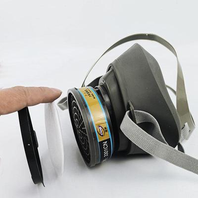 3300 Gas Mask for Organic Gases with Activated Carbon - Half Face Protection for Mining, Welding, and Spraying