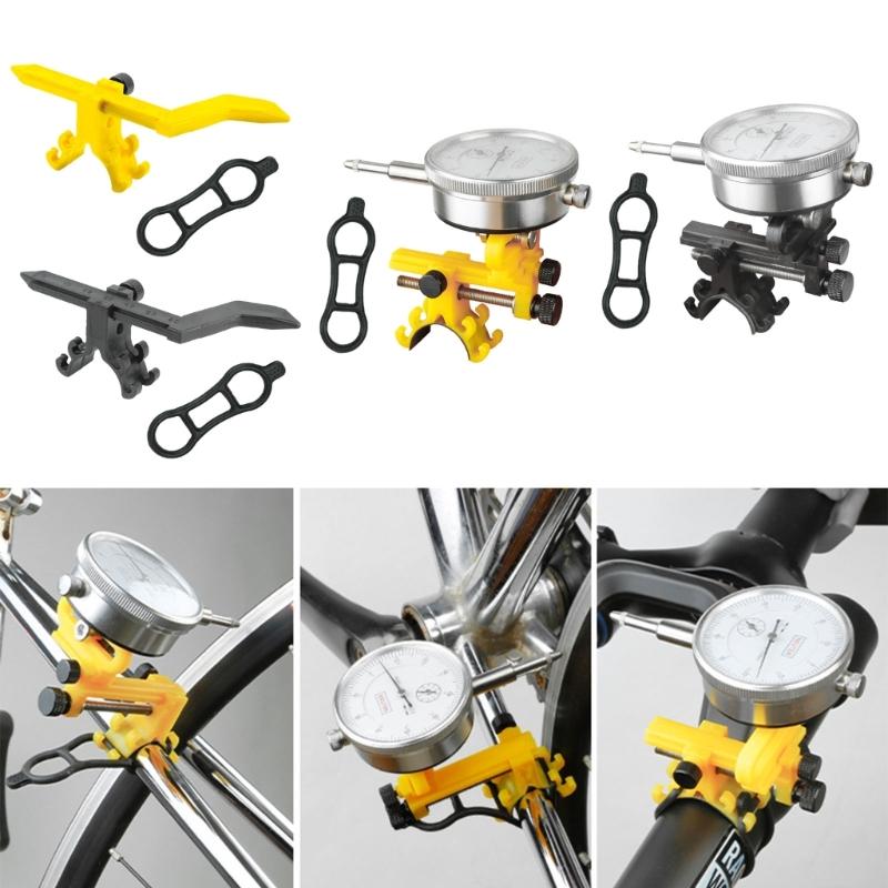 Kompakter Fahrradfelgenzentrierständer Mühelose Radausrichtung für Radfahrer unterwegs