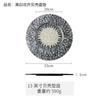 American light luxury ins wind color shell thermal insulation pad, creative shell round placemat, high-end desktop plate mat household tray