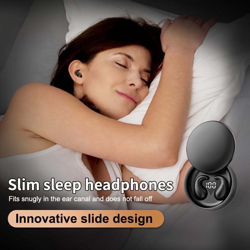 High Quality2024 New True Wireless Earphones Micro Invisible Earphones Sleep Earphones Ultra-thin Two-ear Stereo Sleep Earphones High-fidelity Sound