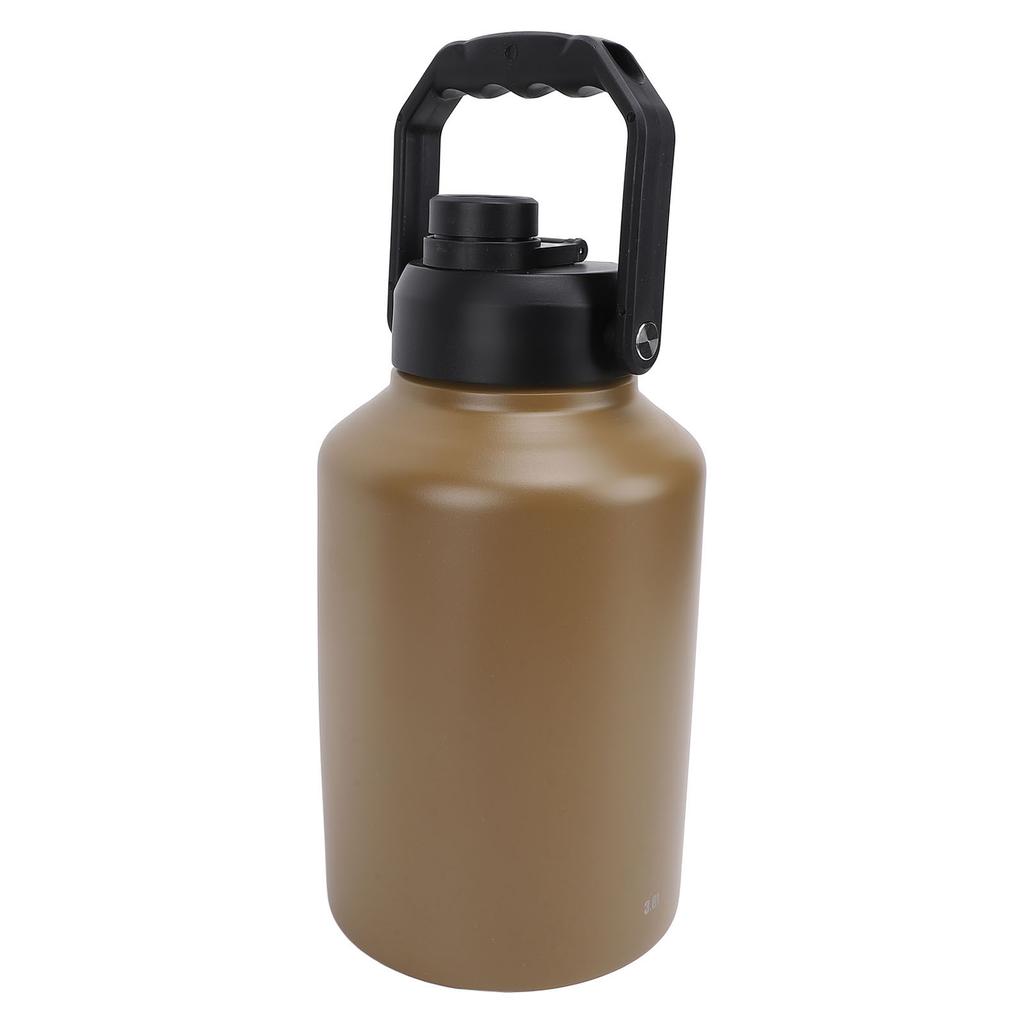 Garrafa de Água Esportiva 3,8L Aço Inoxidável Parede Dupla Isolamento a Vácuo para Acampamento ao Ar Livre