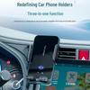 15W Rotatable Car Phone Holder & Wireless Charger with Positioning & Quick Charge for Air Vent