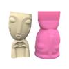 Flower Pots Silicone Mold Concrete Plaster Candle Holder Molds DIY Crystal Epoxy