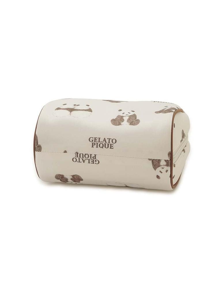 Panda print square pouch PWGB251644 OWHT [Gelato Pique]