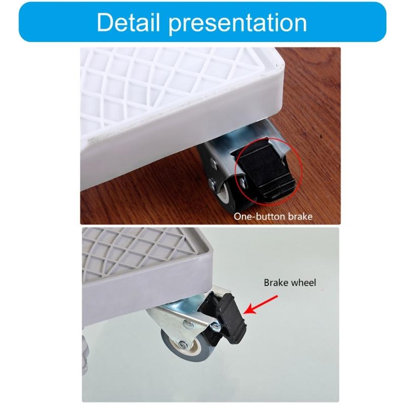 Portable Air Conditioner Unit Holder Adjustable Air Conditioner Stand Air Conditioner Base with Wheels Suitable for Home