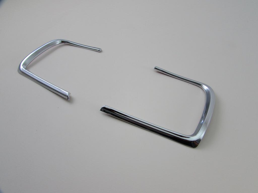 BRIGHTZ Chrome Front Air Conditioning Rings for Toyota Estima ACR Part 27832 (2-Piece Set) 50/55 (4th Generation) [INT-ETC-148] (ACR50W, ACR55W,