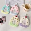 With Keychain Pendant Plush Photocard Holder Protective Case Bus Card Holder Student