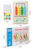 Montessori Rotating Gear Maze: Four-Color Shape & Color Enlightenment Wooden Toy for Children
