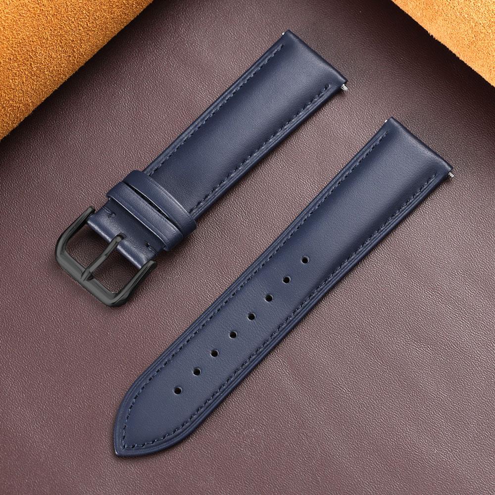 Genuine Calfskin Watch Strap for DW Soft Casual Leather Replacement Wristwatch Band Men's 18mm 19mm 20mm 21mm 22mm Watchband