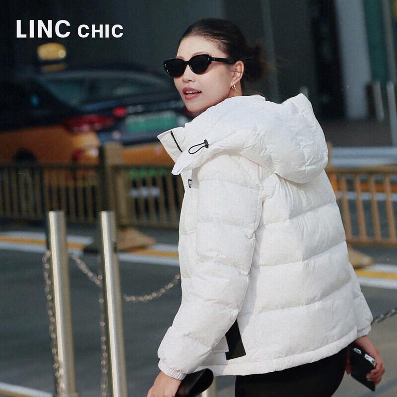 Jinyujie Damen 2024 H/W Ultraleichte Kurze Entendaunenjacke