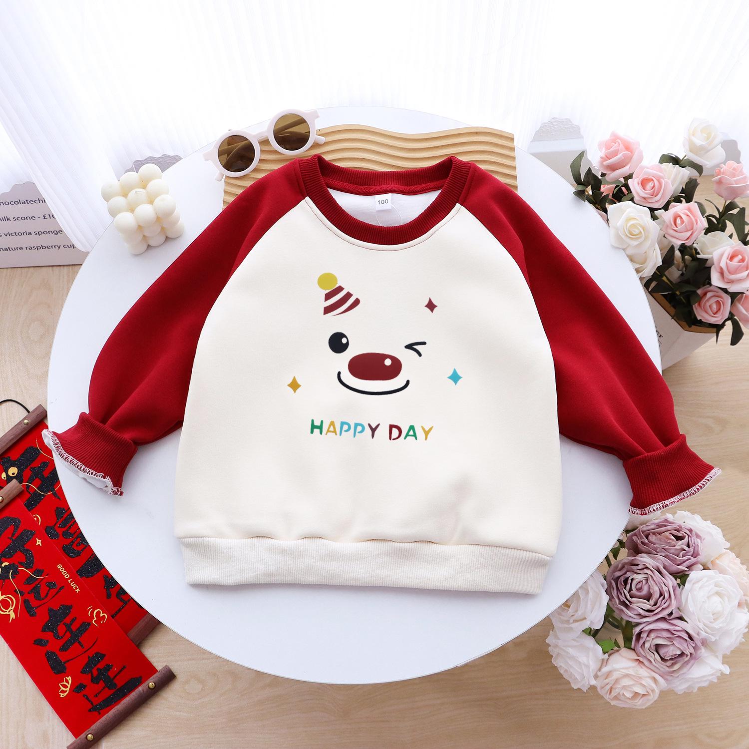 

2025 Autumn/Winter Family Matching Velvet Hoodies: Parent-Child Sportswear for Three or Four. 150 cm