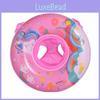 Kids Pvc Cartoon Unicorn Swim Diaper Ring Upgraded With Pocket