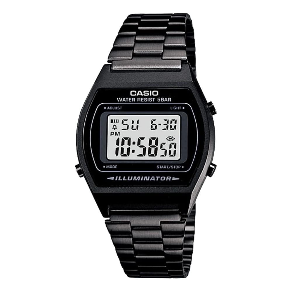 [Casio] Casio B640WB-1A Men s/Women s Black Metal Band Digital Watch (B-640WB-1A) [Parallel Import]