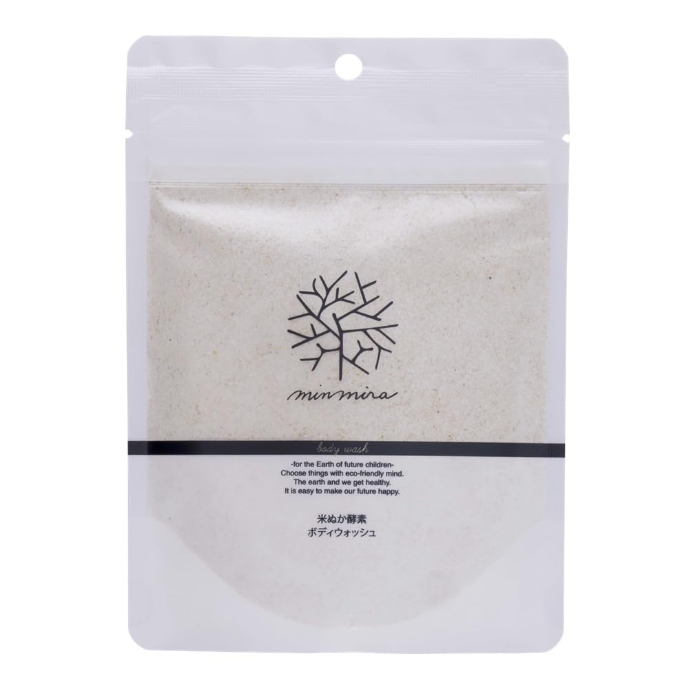 

Minnade Miraio все быть Энзим рисовых отрубей Гель для душа 115 г Мыло для тела (Давайте вместе) (Пополнение) (х 1)