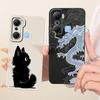 For Infinix X668C Phone Case For Infinix Hot 12 Pro Cover Silicone Cute Cat Fashion Funny Painted Casing For Inifnix Hot 12 Pro