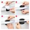 Car Door Bowl Carbon Fiber Protective Film Door Handle Sticker Luminous  Scratch Handle Scratch Door Bowl Protective Sticker