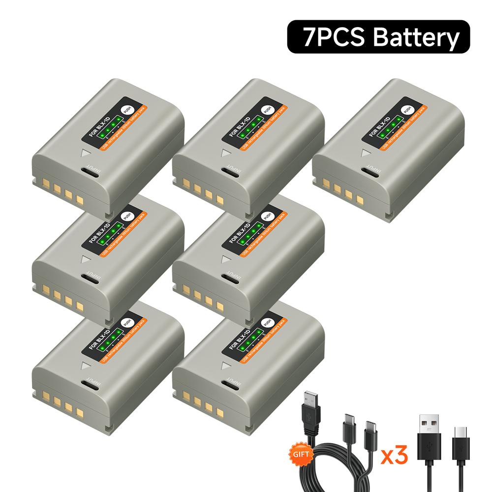 PALO 2600mAh BLX-1 blx 1 Camera battery Type C Charging For OM SYSTEM OM-1 OM1 OM-1 Mirrorless Camera OM SYSTEM OM-1 MARK II OM1