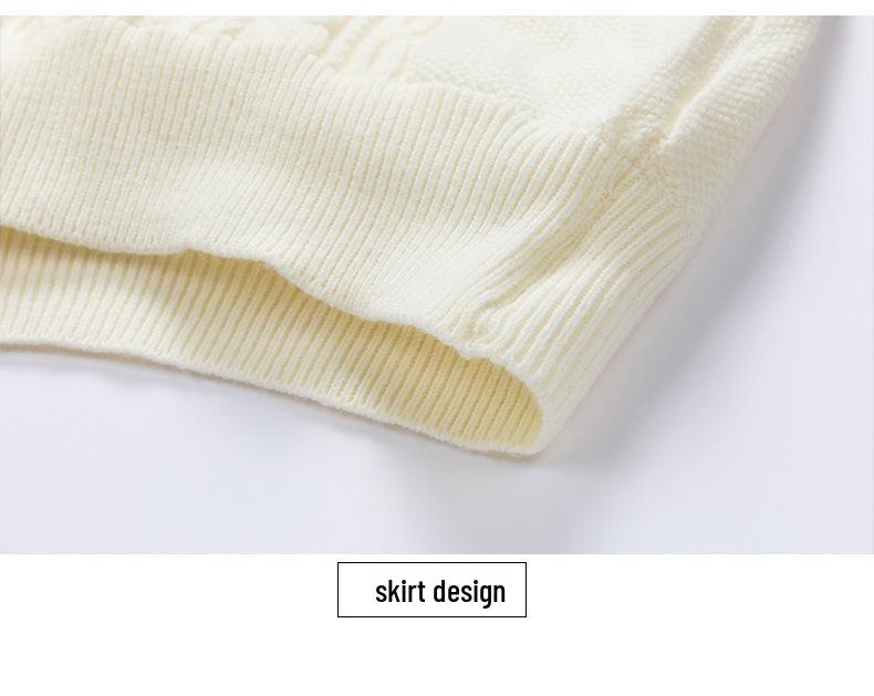 Autumn/Winter Men's Plus Velvet Knit Sweater - Casual Couple Style Pullover