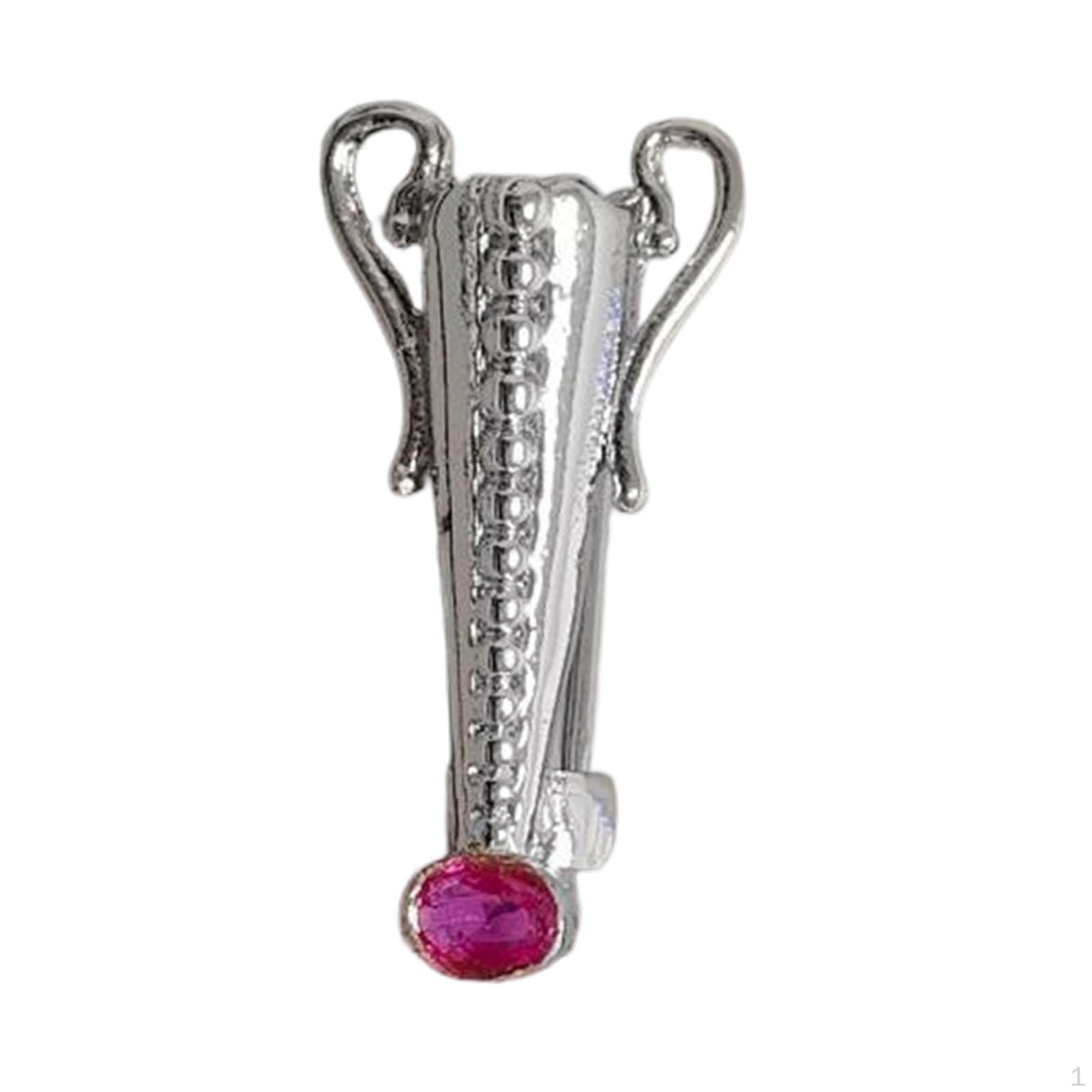 

Insertable Flower Brooch Metal Accessory Decorative Corsage for Clothing with Creative Floral Style B