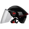 [Custom] Summer Half Helmet for Motorcycle/Electric Bike Unisex Safety with Sun-Protective Clear Visor 3C/DOT Certified