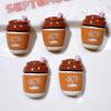 10PCS New Resin Cute Cartoon Coffee Series Flat Back Cabochon Home Decor DIY Scrapbook Crafts Jewelry Accessories
