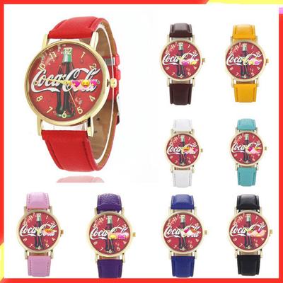 Watch Fashion Collection Creative Leather Alloy Accessory Unisex Quartz Watch Gift