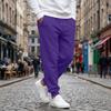Casual joggingbroek voor heren met elastische tailleband en taps toelopende pijp voor sportkleding