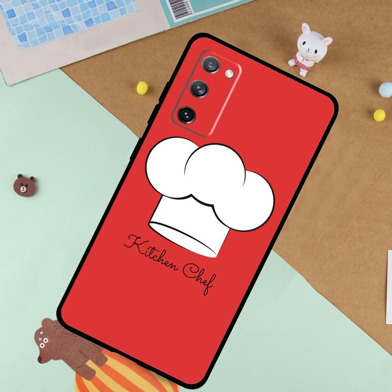 Cooking Chef Soft Case For Samsung Galaxy S25 Ultra S9 S10 S20 FE S21 S22 S23 Plus S24 Ultra Funda Cover