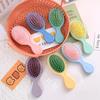 1PC Macaron Air Cushion Comb Female Students Easy To Carry Makeup Massage Comb Cute Cream Glue Small Household Hair Comb