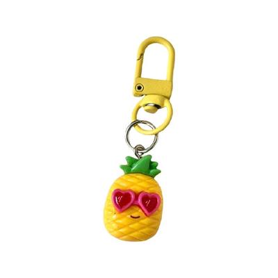 Fruit Pendant Fashion Accessory Fruit Keyring Plastic/Resin Texture Key Pendant for Youthful Adults and Friend Present
