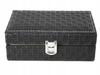 Elegant Black Jewelry Box with Mirror