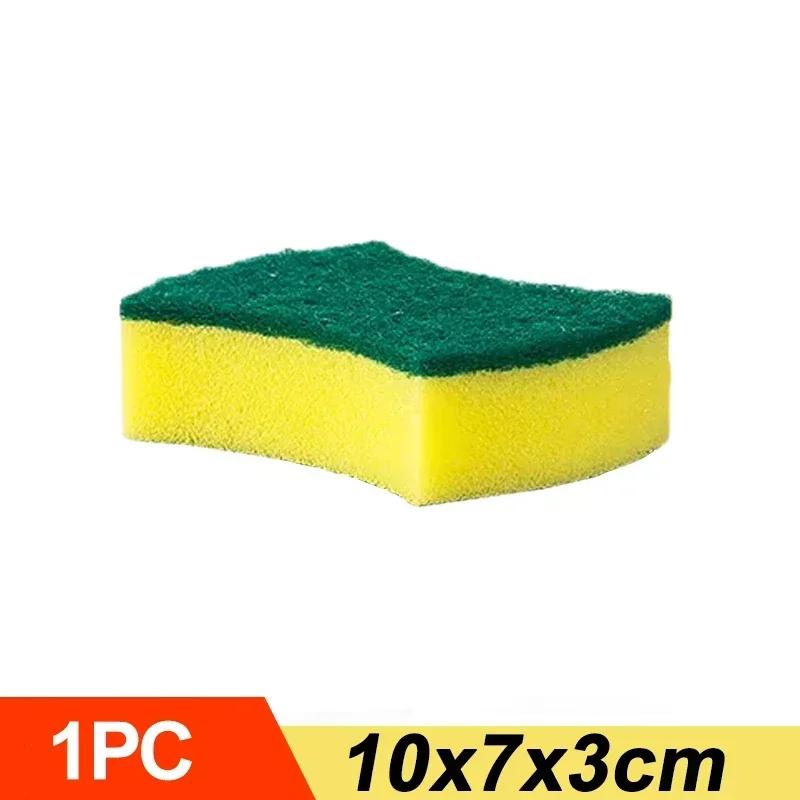 Double-sided Kitchen Dishwashing Sponge Plush Moisture-wicking Cleaning Rub Dish Pot Rust Sponges Wipes Home Cleaning Brush