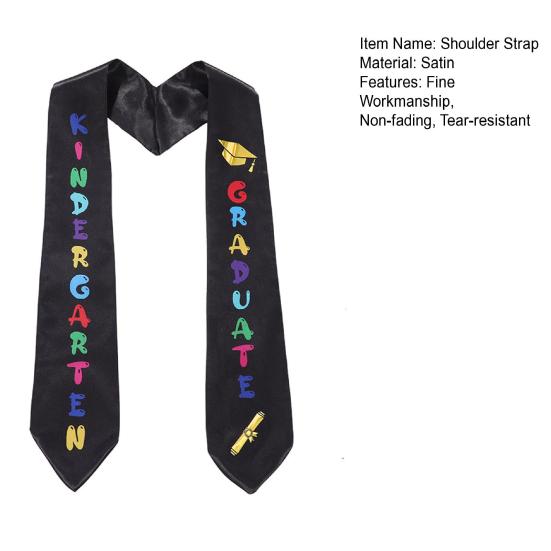 Graduation Shoulder Strap Letter Design Decorative Kids Graduation Season Celebration Etiquette Strap Party Decor