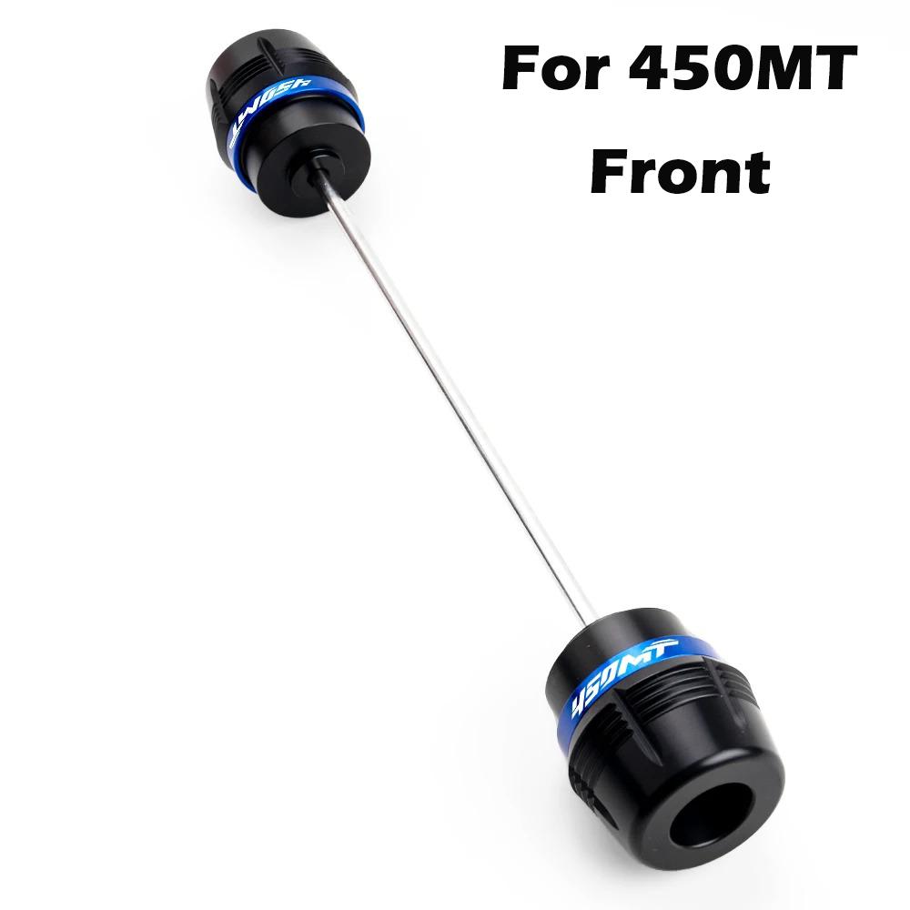 For CFMOTO 450MT 450 MT MT450 2024 2025 2026 Motorcycle Accessories Front Rear Wheel Axle Fork Slider Crash Falling Protection