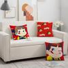 Cute F-Fujiya Peko Chan Cushion Cover Birthday Anniversary Gifts Double Sided Printed Zipper Cushion Cover Soft Skin Bedding