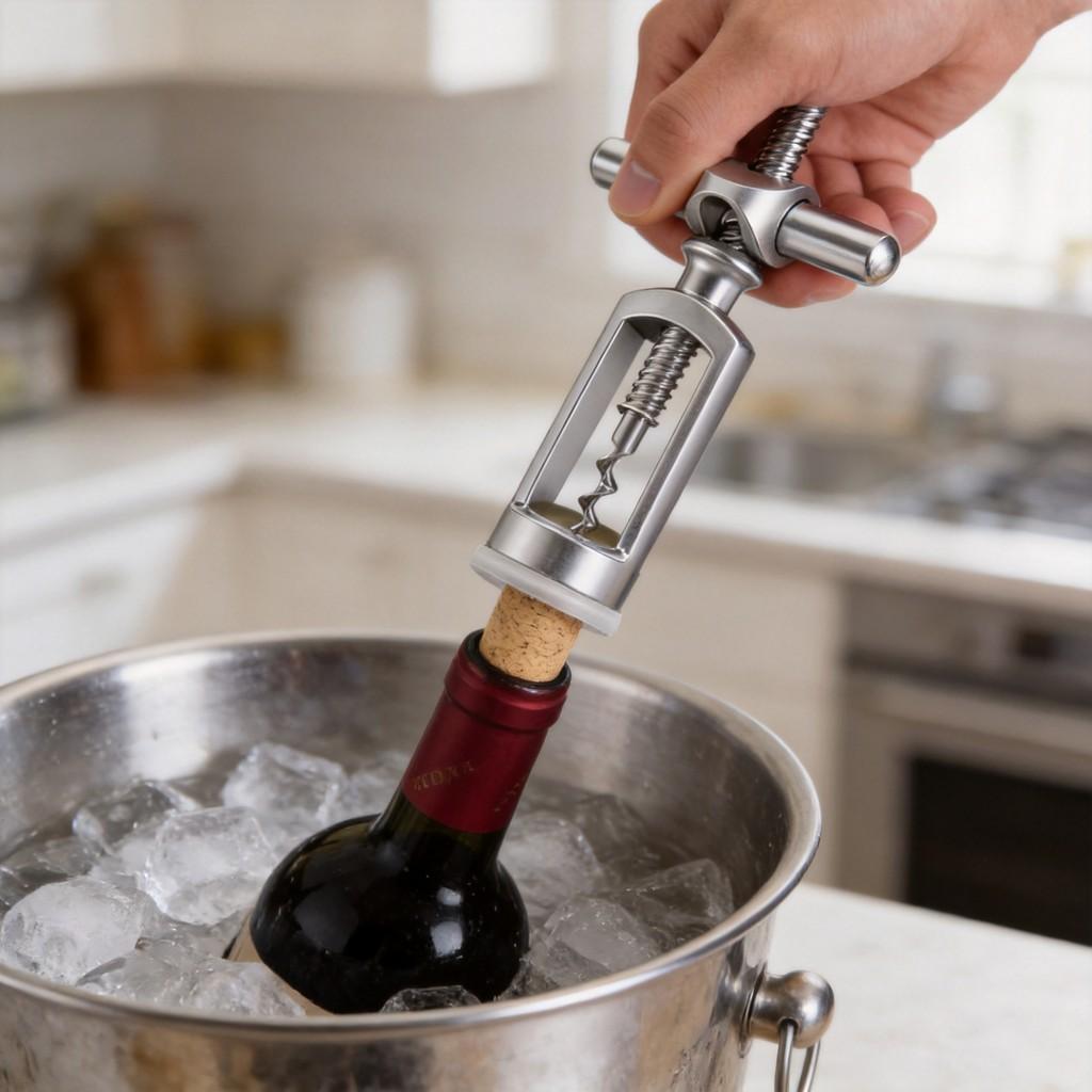 Multifunction Zinc Alloy Wine Opener With Bottle Stopper For Gift Celebrations
