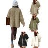 Europäischer Stil Steppung Einfarbige Lockere Baumwolljacke - Herbst/Winter Kollektion