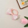 Soft Baby Nylon Headband Lace Bow Ponytail Hair Tie Bowknot Hair Bands  For Baby Girls Children