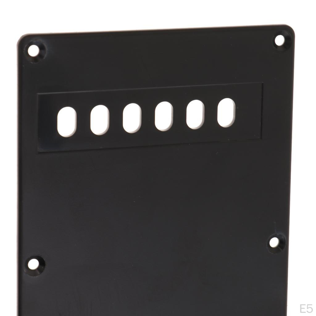 6-Loch-Gitarren-Tremolo-Hohlraumabdeckung, Rückplatte für E.