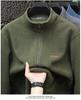 Jeep 2025 Men's Plus Velvet Fleece Zipper Hoodie Cardigan, Casual Autumn/Winter Long Sleeve Jacket