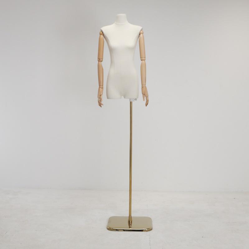 Korean Style Female Mannequin with Flat Chest for Clothing Display