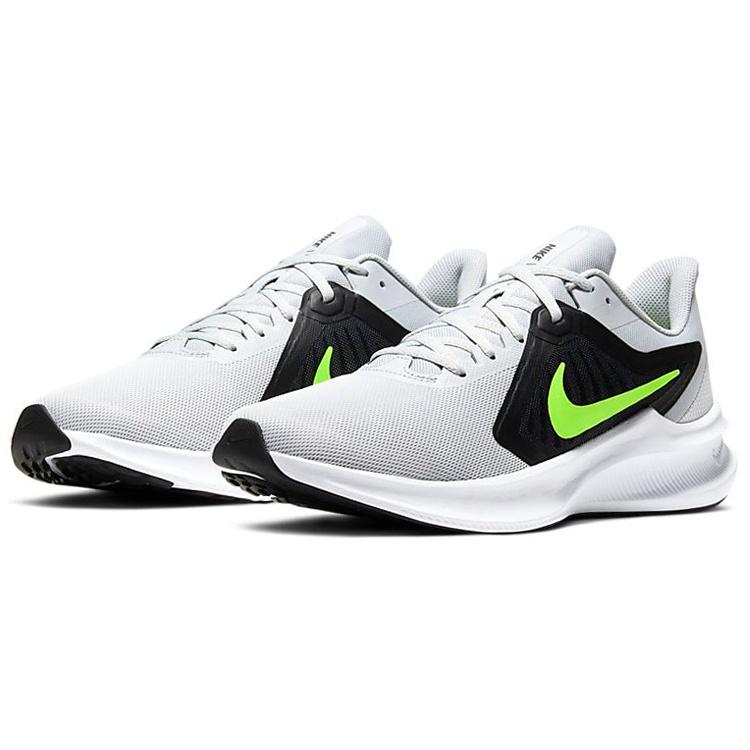 Nike Downshifter 10 Grey/Black/Green Men's CI9981-005