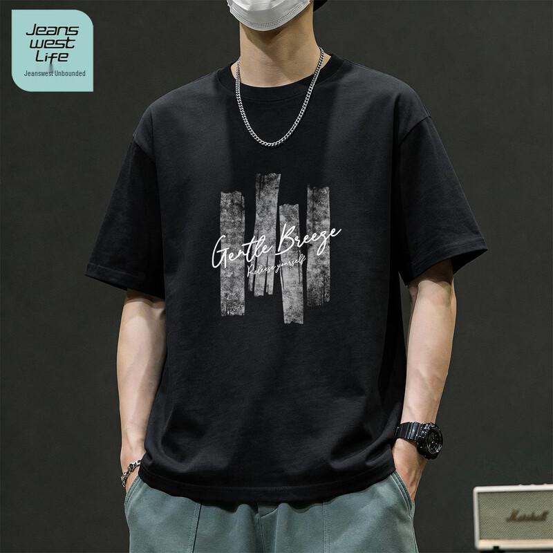 JEANSWEST LIFE Men s Cotton Short Sleeve T-Shirt 2XL