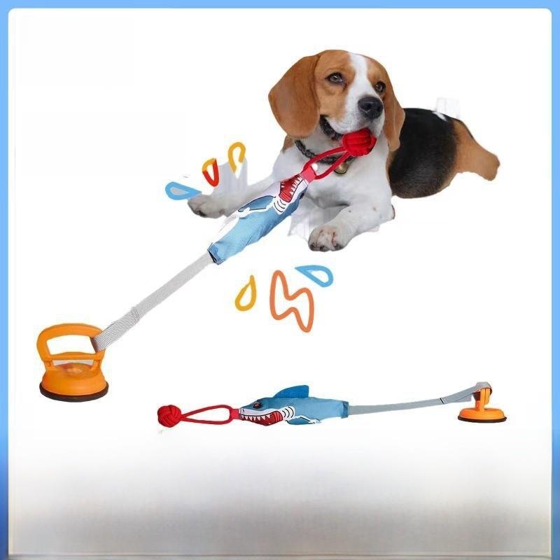 Pet Dog Sound Tug Of War Toy With Cotton Rope For Interactive Play And Teething