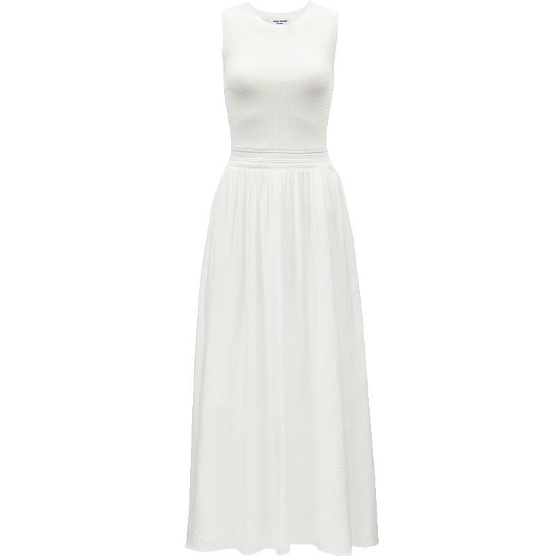 

VEROMODA 2025 Summer A-Line Lace Panel Sleeveless Dress XS