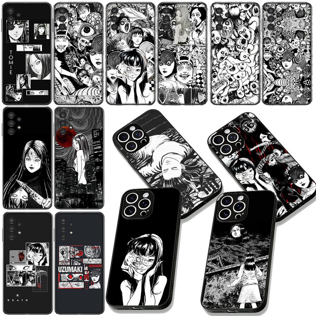 Tomie Junji Ito Collection Phone Cover for Samsung Galaxy S25 Edge S24 S23 FE Plus Ultra A16 A15 A55 A57 5G Protective Case