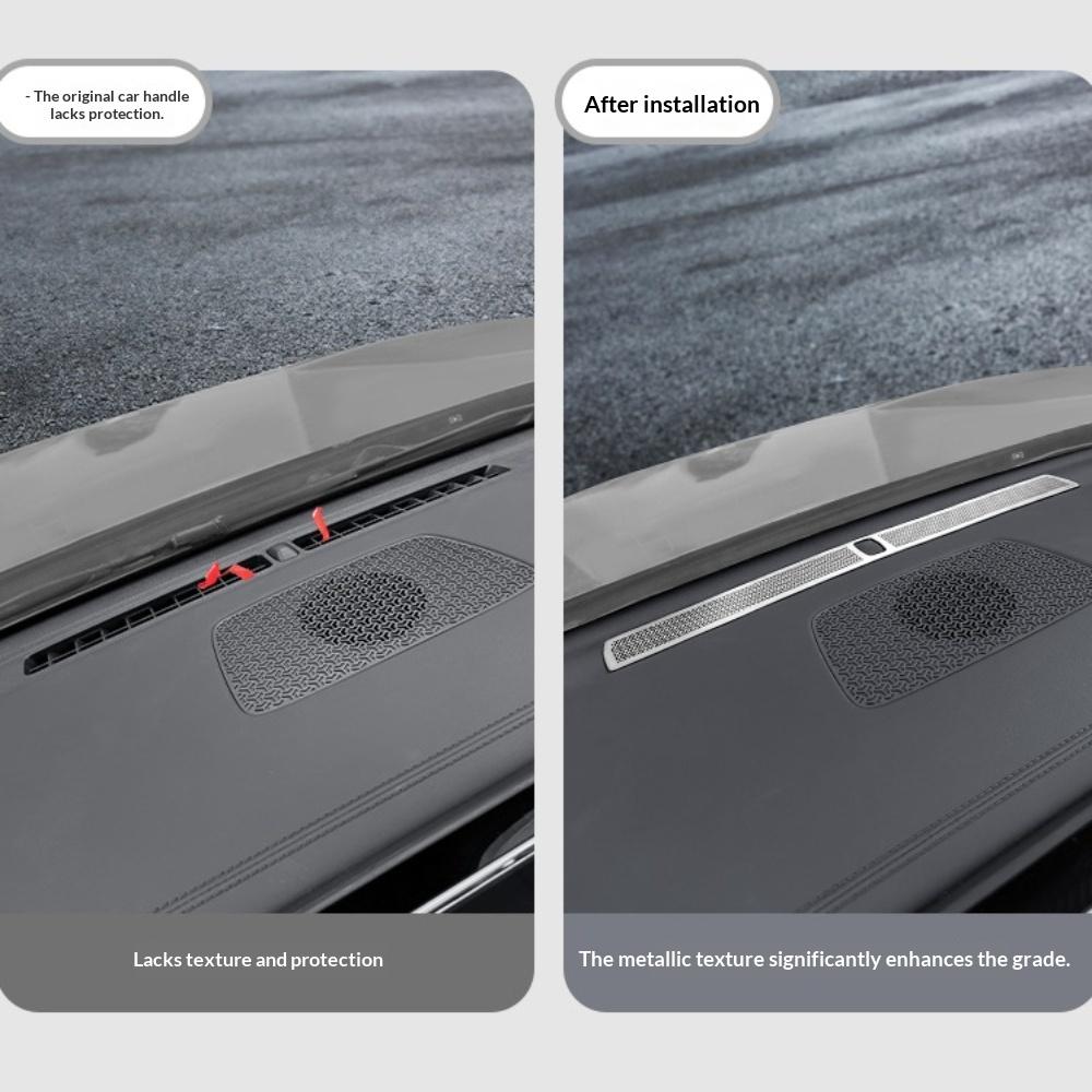 For BYD Song Pro DM-i 2025 Dashboard Air Vent Dust Cover Stainless Steel Protective CoverGood product