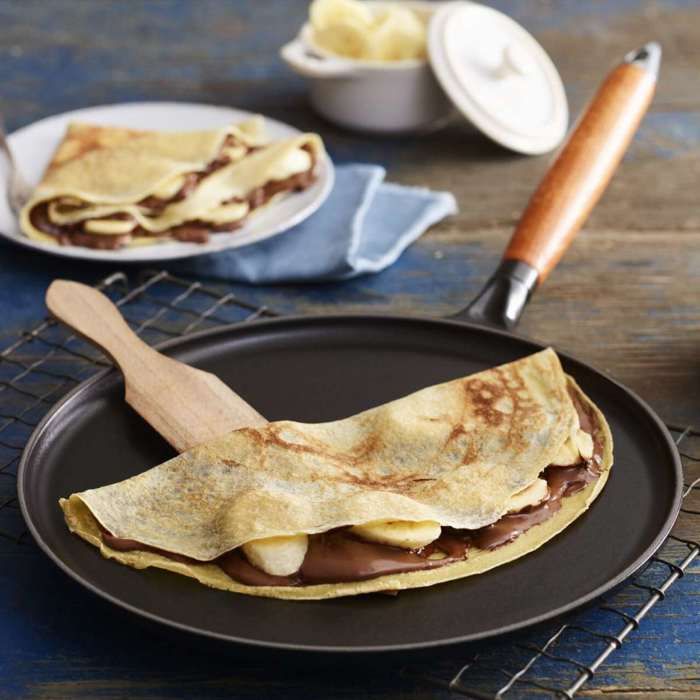 Staub 1212823 Poêle à Crêpes Noir Manche Bois 2…