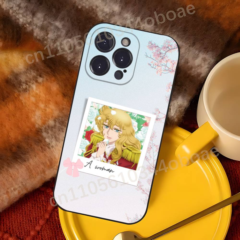 Rose of V-Versailles Lady Oscar Phone Case For iPhone 17,16,15,14,13,12,11,Pro,Max,Plus Shockproof Cover